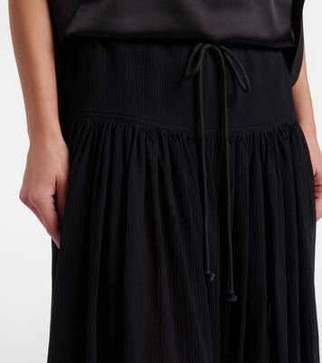 Cotton muslin maxi skirt | The Row