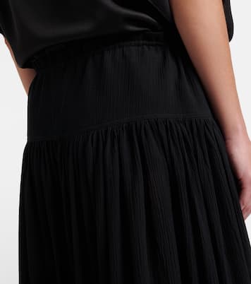 Cotton muslin maxi skirt | The Row