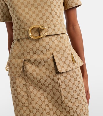 GG Canvas belted minidress | Gucci