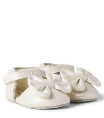 Baby Meau bow-detail leather sandals | Donsje