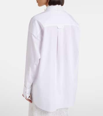 Embroidered cotton-blend poplin shirt | Dorothee Schumacher