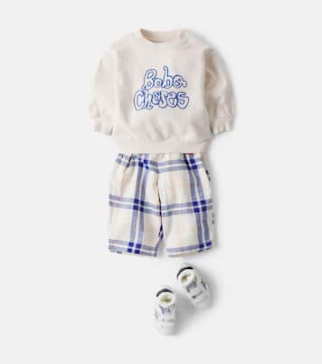 Baby Fun Tartan cotton pants | Bobo Choses