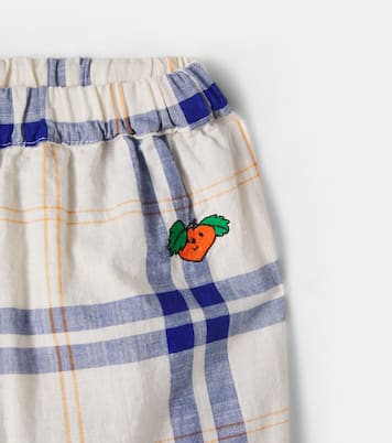 Baby Fun Tartan cotton pants | Bobo Choses