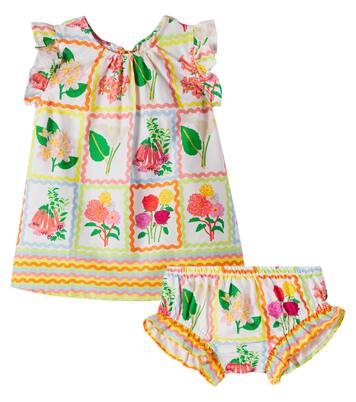Baby cotton dress and bloomers set | Fábula