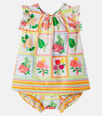 Baby cotton dress and bloomers set | Fábula