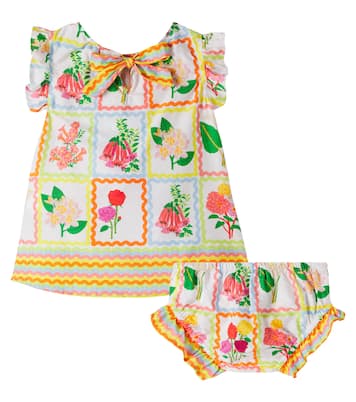 Baby cotton dress and bloomers set | Fábula