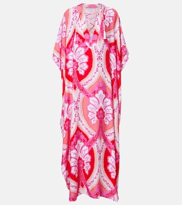 Caftán Carlotta de satén estampado | Melissa Odabash