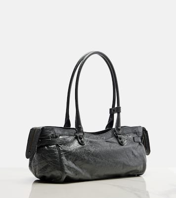 Le City East-West leather shoulder bag | Balenciaga