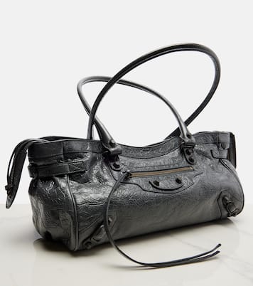 Le City East-West leather shoulder bag | Balenciaga