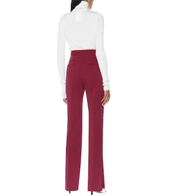 Pantaloni a vita alta in crêpe | Stella McCartney