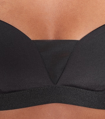 Mesh-trimmed bikini top | Stella McCartney