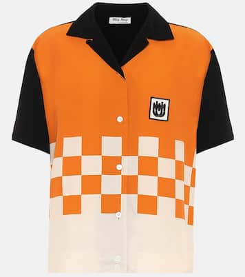 Camicia a stampa | Miu Miu