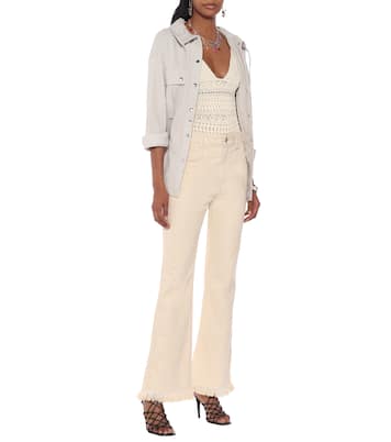 Elvira high-rise wide-leg jeans | Isabel Marant