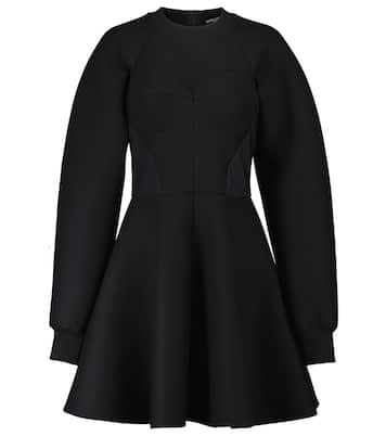 Stretch cotton-blend jersey minidress | Dolce&Gabbana
