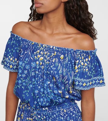Camilla off-shoulder blouse | Poupette St Barth