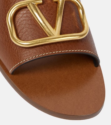 VLogo leather slides | Valentino Garavani