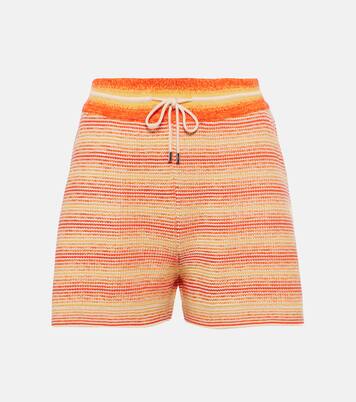 Cornell silk and cotton knit shorts | Loro Piana