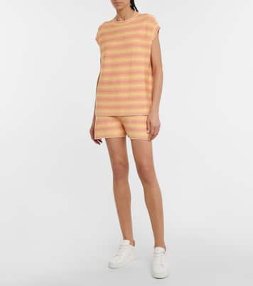 Cornell silk and cotton knit shorts | Loro Piana
