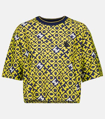 Camiseta cropped de algodón | Moncler Grenoble