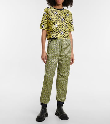 Camiseta cropped de algodón | Moncler Grenoble