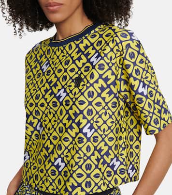 Camiseta cropped de algodón | Moncler Grenoble
