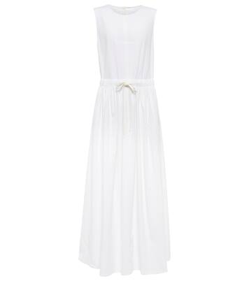 Maxikleid aus Leinen und Baumwolle | MM6 Maison Margiela