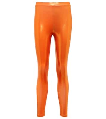Leggings de punto fino de lamé | Alessandra Rich