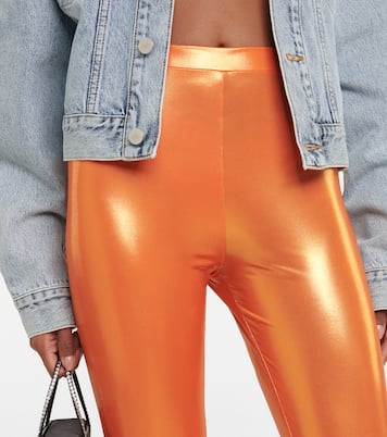 Leggings de punto fino de lamé | Alessandra Rich