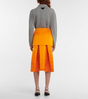 Minigonna in raso di seta | Prada