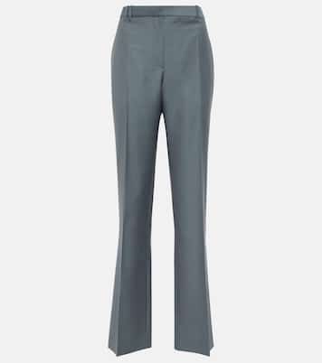 Pietro split-hem wool-blend pants | The Row