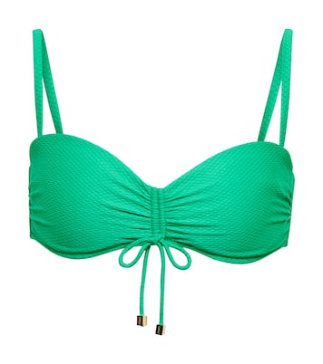 Textured self-tie bikini top | Heidi Klein
