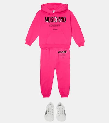 Felpa e pantaloni in misto cotone | Moschino Kids