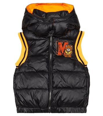 Embroidered padded vest | Moschino Kids