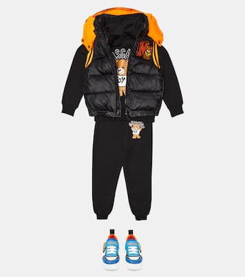 Embroidered padded vest | Moschino Kids