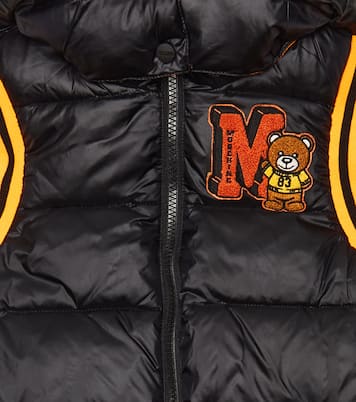 Embroidered padded vest | Moschino Kids