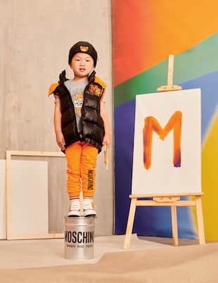 Embroidered padded vest | Moschino Kids
