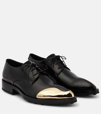 Embellished leather Derby shoes | Jil Sander