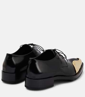 Embellished leather Derby shoes | Jil Sander