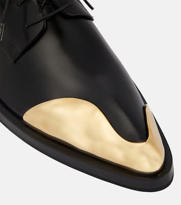 Embellished leather Derby shoes | Jil Sander