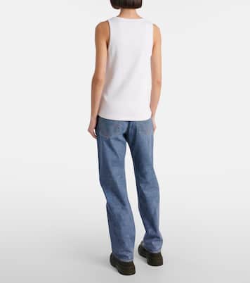 Tank top in misto cotone a coste | Bottega Veneta