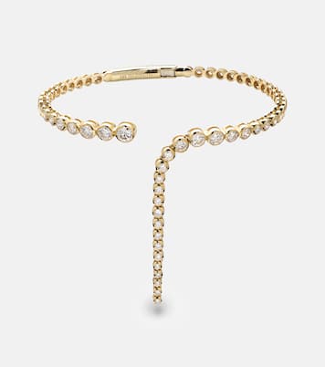Bracelet Imperial Wavelength en or 14 ct et diamants | Ondyn