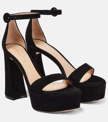Suede platform sandals | Gianvito Rossi