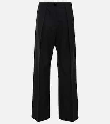 Pantalon à taille basse en laine | Acne Studios