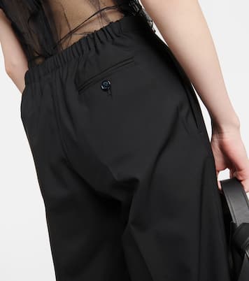 Pantalon à taille basse en laine | Acne Studios