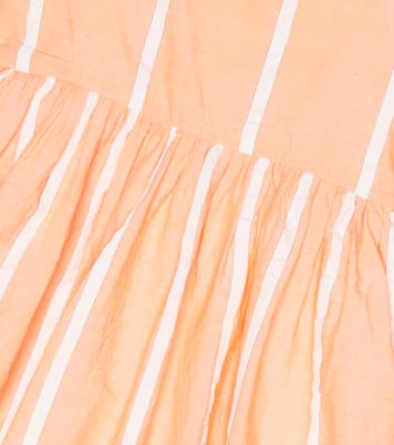 Robe Suzy rayée en coton et lin | Morley