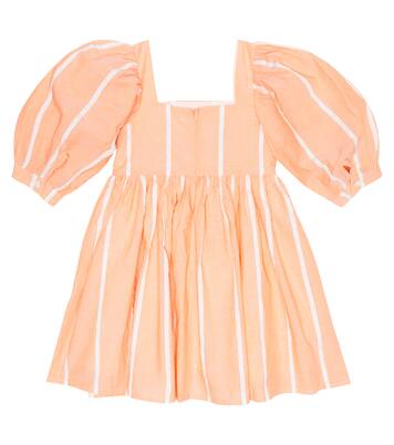 Robe Suzy rayée en coton et lin | Morley