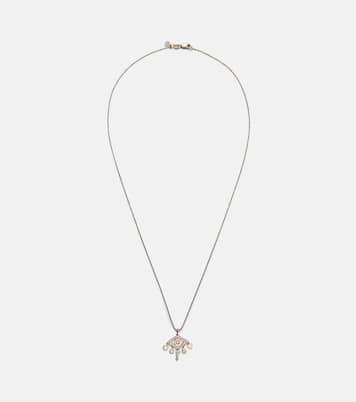 Collier Evil Eye en or 14 ct et diamants | Sydney Evan