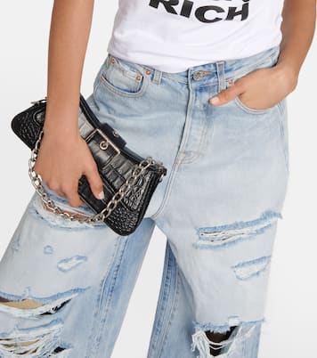 Distressed high-rise jeans | Vetements