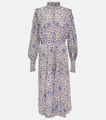 Vestido midi Galoa de algodón floral | Marant Etoile