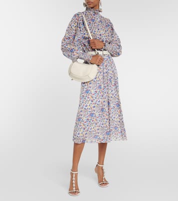 Vestido midi Galoa de algodón floral | Marant Etoile